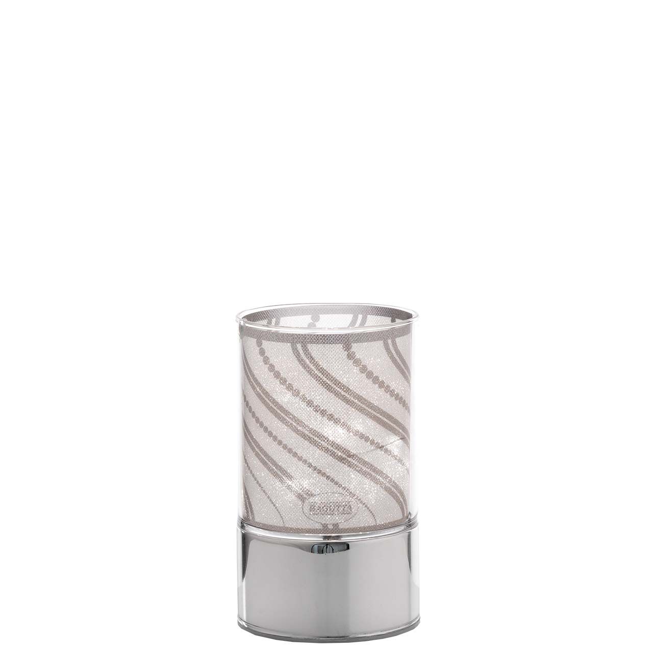 LAMPADA IN VETRO H. 15 CON DECORO TORCIGLIONE